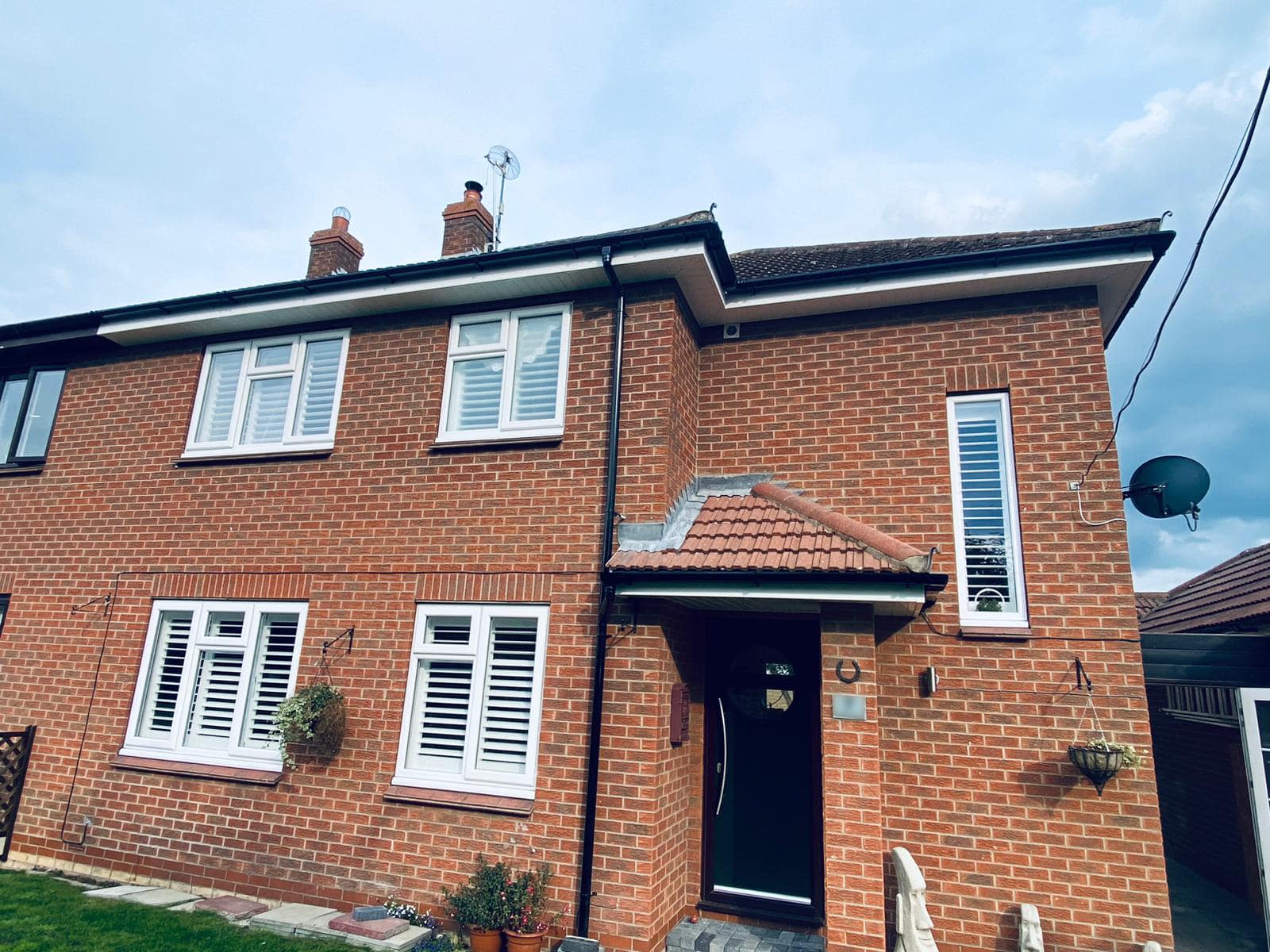 New fascias, soffits and guttering installation